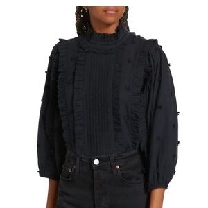 FARM Rio Size Small 3D Flower Blouse Like New Condition